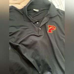 Nike Black Polo with Red Emblem